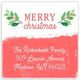 Christmas Sprigs Square Address Labels in a Jar Image 2 of 2